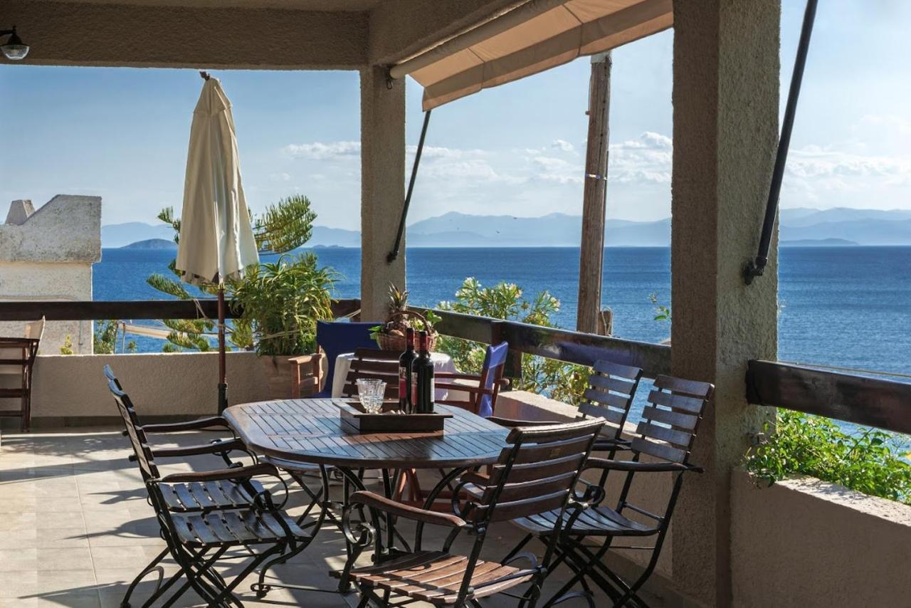 Saronic Seafront Villa Salamina Exterior photo