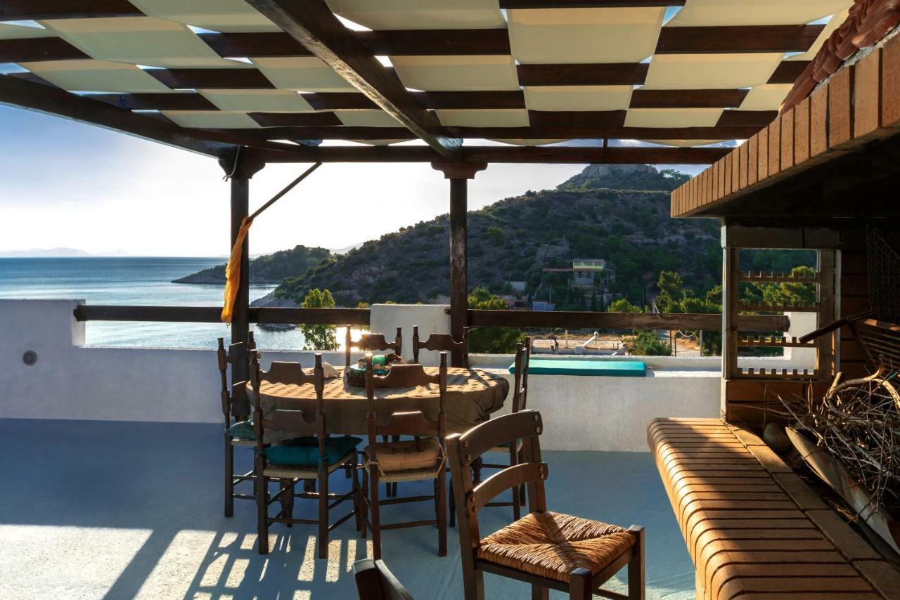 Saronic Seafront Villa Salamina Exterior photo